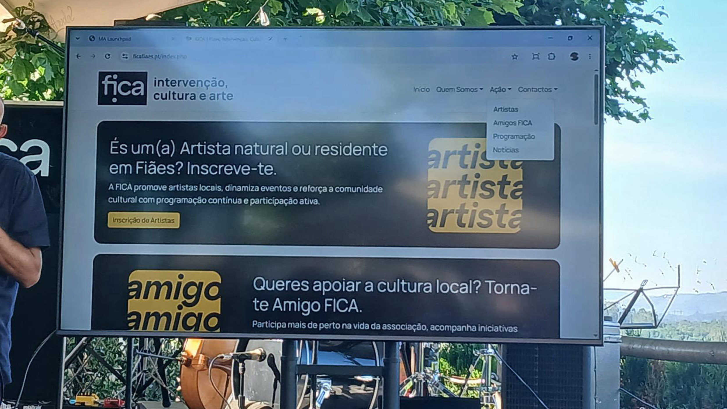 Apresentação Oficial da FICA – Fiães. Intervenção, Cultura e Arte